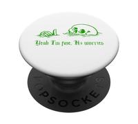 Yeah I'm Fine, No Worries, Drowning Skull, Everything's Fine PopSockets Adhesive PopGrip