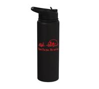 Yeah I'm Fine, No Worries, Drowning Skull, Everything's Fine Stainless Steel Insulated Water Bottle