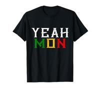 Yeah Mon Jamaica Rastafari Roots Jamaican Rasta Reggae T-Shirt