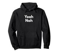 Yeah Nah Funny Australian Slang Pullover Hoodie