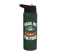 Yeah No I'm Fine Stainless Steel Insulated Water Bottle