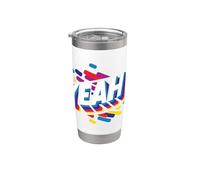 Yeah Retro Look Stainless Steel Insulated Tumbler