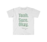 Yeah Sure Okay T-Shirt Kelsea Ballerini Merch EP Album Country Music Lyrics Tee White XL