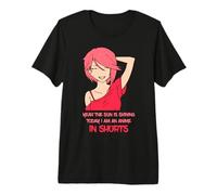 Yeah The Sun is Shining Today I Am an Anime in Shorts Premium T-Shirt