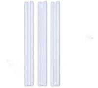 YeaHapiday 3 Pack Under Door Draft Stopper 37in/96cm Double Under Door Draught Excluder Energy-Saving Easy Installation for Reduce Noise Draught Dust(White)