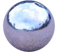 YeahaWo Gazing Balls for Garden, Home Outdoor Hollow Sphere Stainless Steel Gazing Globe Mirror Ball (4 Inch)