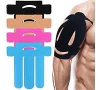 YeahBoom 8PCS Pre-cut Kinesiology Tape for Shoulder,Kinesiology Tapes for Shoulders,Athletic Tape for Shoulder Support,Elastic Kinesiology Tape,Waterproof Breathable