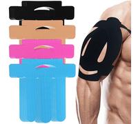 YeahBoom Pack of 20 Kinesiotapes Pre-Cut for Shoulder, Waterproof Kinesiotape, Original Cotton Shoulder Tape, Elastic Physio Tape, Pain Relief, for Sports and Durable Support