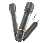 YEAHBOX X10 Wireless Microphone, High-Fidelity Sound, DSP, Rechargeable Aluminum Alloy Premium Microphone