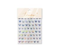 Yeahdor 2Pcs DIY Floral Nail Stickers Self Adhesive Vintage Nail Art Decals for Women Retro Firework Design Easy Apply Manicure Decorations Type 1 One Size
