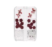 Yeahdor 3D Flower Nail Stickers Self Adhesive Floral Nail Decals Colorful Summer Nail Art Designs for Manicure DIY Girls Women Type K One Size