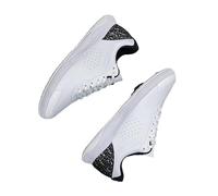 Yeahdor Big-Size Men's Summer Golf Shoes, Waterproof Breathable Casual Pairs White Black 38