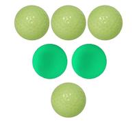 Yeahdor Glow in The Dark Golf Ball Auto Light Absorbing Fluorescent Ball for Night Golf Course Play 6pcs One Size