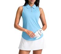 Yeahdor Golf Shirt Women Golf Shirt for Women Durable Tee Soft Tee Pack Best Rubber Flexible Country Club Light Blue XXL