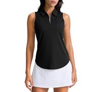 Yeahdor Golf Shirt Women Golf Shirt for Women Durable Tee Soft Tee Pack Best Rubber Flexible Country Club Black L