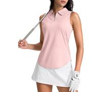 Yeahdor Golf Shirt Women Golf Shirt for Women Durable Tee Soft Tee Pack Best Rubber Flexible Country Club Pink M