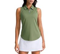 Yeahdor Golf Shirt Women Golf Shirt for Women Durable Tee Soft Tee Pack Best Rubber Flexible Country Club Olive Green L