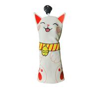 Yeahdor Lucky Cat Golf Headcover Fits Driver Fairway Hybrid Waterproof Protector Men Women Junior Small One Size