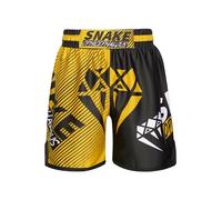 Yeahdor Muay Thai Shorts Kids Boys Kick Boxing Trunks MMA Martial Arts Bottoms Gym Training Underwear Sportshorts Type D 9-10 Years