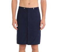 Yeahdor Senior Adult Clotes Diaper Skirt Special Needs Clothing Waterproof Diaper Pants Incontinence Skirt Navy Blue XXL