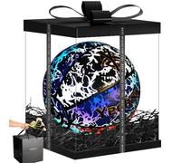 YeahShoot Luminous Cool Basketball Size 7 - Holographic Reflective Glow in The Dark Youth Ball, Luxury Gift Box, Ideal Basketball Gift for Holidays Birthdays