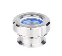 YEAHSO 1.5'' 2'' 3'' 4'' Tri Clamp Process View Sight Glass Stainless Steel 304 (Size : 25mm x Ferrule 50.5)