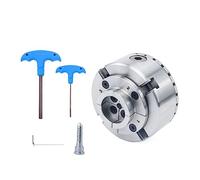 YEAHSO Compatible With KP96 4-Jaw High Precision Woodworking Chuck Compatible With Wood Lathe 4 Inch 100MM Thread M33*3.5 M30*3.5 M40*2 Clamping 8-60MM (Color : KP96E)