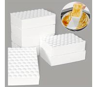 YeahWhee Magic Sponge Eraser, 2X Durable White Melamine Sponge Foam, 8Pcs Multi-Surface Cleaning Sponge Scourers Pads, Scrub Washing Up Sponge for Kitchen, Dish, Bathroom, Wall Cleaner