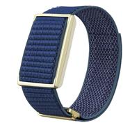 Yeahxing Nylon Band for Polar Loop, Soft Breathable Replacement Strap with Secure Hook and Loop Closure, Comfortable Adjustable Wristband for Polar Loop Smartwatch, Gold Buckle for Men Women