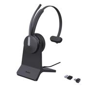 Yealink BH70 Mono Wireless Bluetooth Headset with Charging Stand and USB-C/A for PC connection - Certified for Teams