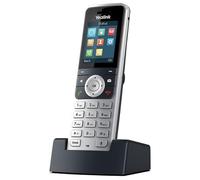 Yealink 1302004 W53H, High Performance, Additional Cordless DECT IP Phone with 1.8 Inch TFT Colour Screen (For Use with the W53P DECT System & W60B / W80B DECT Base Stations) - Black / Silver