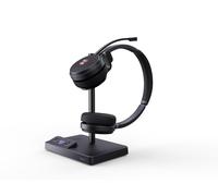 Yealink 1308001, Dual Wireless Binaural Headset 160m Range Black