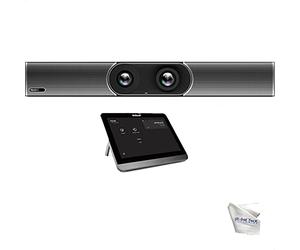 Yealink A30-020-TEAMS all-in-one Collaboration bar with CTP18 Touch Panel, Connects to Deskphone, PC/Mac, Softphones - Works with Teams, Zoom, RingCentral, 8x8, Vonage, Global Teck Microfiber Included