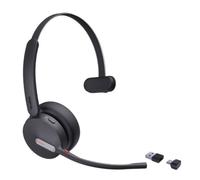 Yealink BH70 Mono UC USB C-A Professional mono Bluetooth headset with USB-C and USB-A adapter, certified for UC platforms and designed for hybrid work