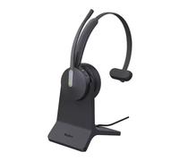 Yealink BH 70 Mono Teams Headset with Charging Stand - Bluetooth, 3 Microphone Noise Cancellation, 35h Battery Life, USB-C/A