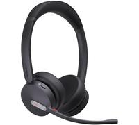 Yealink BH70 Wireless Bluetooth Headset with Microphone for Work, up to 35h Talking Battery Life, 3-Mic Noise Cancellation, 147g Lightweight Microsoft Teams Certified Headphone for Open Office, USB-A