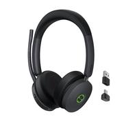 Yealink BH74 ANC Wireless Bluetooth Headset with Microphone, 6 AI Mic Hybrid Noise Cancelling, On Ear Work Headsets, 32H Talking Battery Life, Microsoft Teams Zoom Certified for Open Office