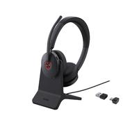 Yealink BH74 with Stand UC USB-C/A Wireless Bluetooth headset with dual USB-C/A connectivity and charging stand, designed for UC platforms and hybrid
