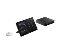 Yealink Corekit C5U MS MCore 4 Mini-PC with MTouch Plus touch panel and RoomSensor: a compact and smart Microsoft Teams Rooms system.