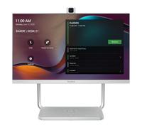 Yealink DeskVision A24 for Teams All-in-one 23.8” desktop display with 4K camera, stereo speakers, and USB-C docking