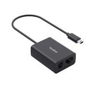 Yealink EHS62 Headset Adapter,Compatible with Cisco/Avaya/Poly/Grandstream Desk Phone,Connect to WH64/WH63 E2/ WH68 Wireless DECT Headset