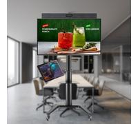 Yealink Large Room MTR Android Video Conferencing Kit with mobile stand Complete Android-based video conferencing kit with triple-lens 50MP 4K video