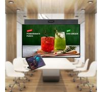 Yealink Medium Room MTR Android Video Conferencing Kit Complete Android-based video conferencing kit with triple-lens 50MP 4K video bar, 65-inch 4K