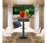 Yealink Medium Room MTR Android Video Conferencing Kit with mobile stand Complete Android-based video conferencing kit with triple-lens 50MP 4K video