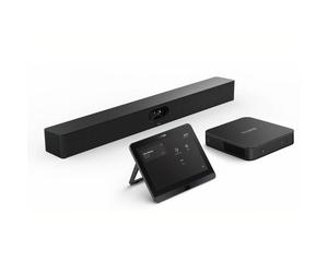 Yealink MVC S40 Native Microsoft Teams system for small and medium-sized rooms with video bar, mini-PC and touchscreen tablet.