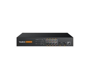 Yealink RCH80 High-performance L2+ managed PoE+ AV switch for connecting video conferencing equipment and AV devices in professional environments.