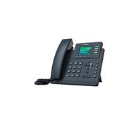 Yealink SIP-T33G Entry-level IP Power over Ethernet Corded Phone with 4 Lines, HD Voice and 2.4 Inch LCD Colour Display with Backlight (320 x 240 Pixel) - Black