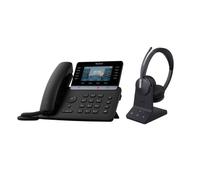 Yealink SIP-T74U Phone Bundle + WH64 Duo DECT Headset A complete communications kit featuring a professional PoE IP telephone and a wireless DECT