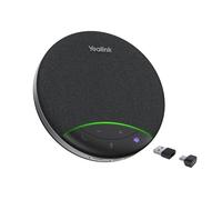 Yealink SP92 Office Conference Speaker and Microphone, Portable Bluetooth Speaker with Dongle, AI Noise Cancelling Mic, 20H Call Time, Plug and Play Conference Microphone for Small Meeting Room