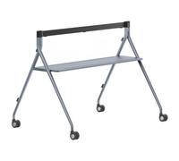 Yealink support MeetingBoard Pro 75 Mobile wheeled stand with integrated shelf, compatible with the 75-inch Yealink MeetingBoard Pro.